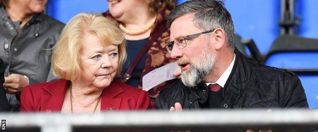 Ann Budge and Craig Levein