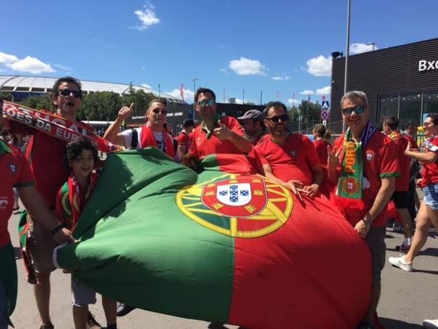 Portugal fans