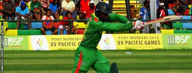 Vanuatu batting