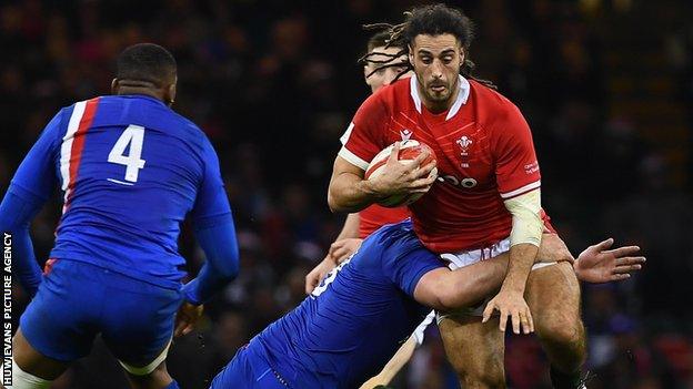 Wales flanker Josh Navidi played his 29th international against France