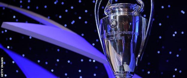 Champions League trophy