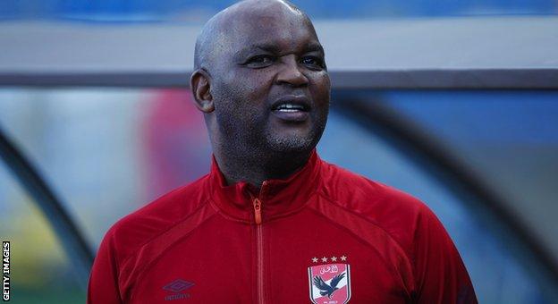 Pitso Mosimane during his spell at Al Ahly