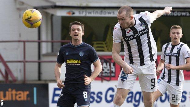 Craig Wighton's header earned Dunfermline victory