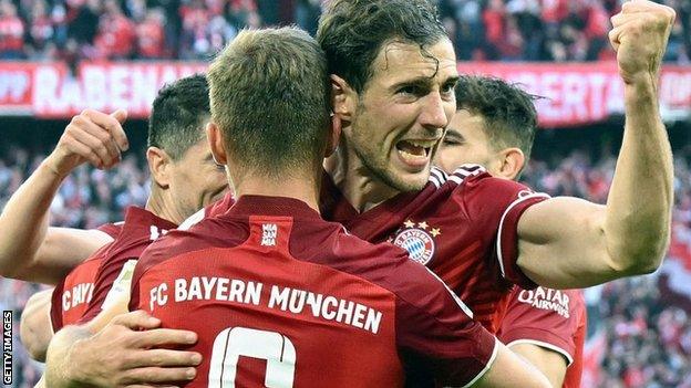 Bayern Munich celebrate