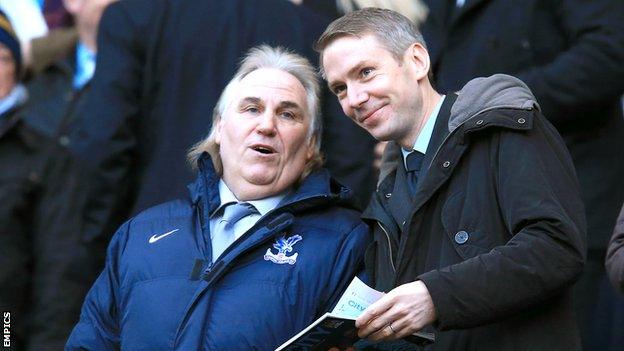 Iain Moody (right) and Gerry Francis