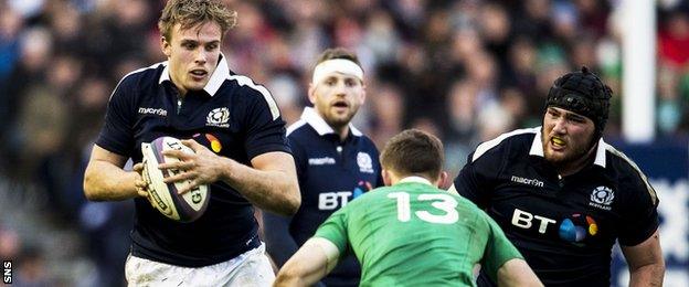 Jonny Gray's tackling was immense against the Irish at Murrayfield on Saturday