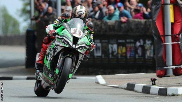 Peter Hickman racing