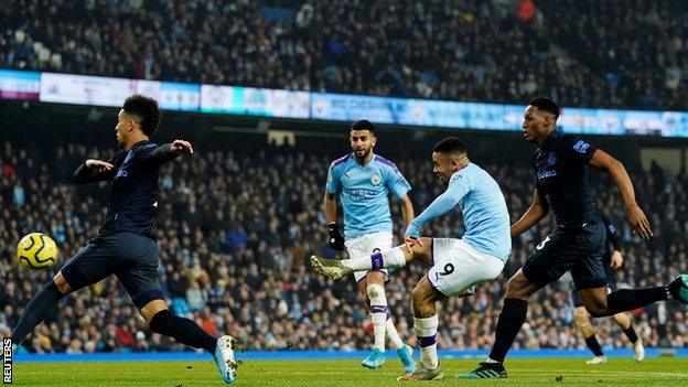 Gabriel Jesus (second right)