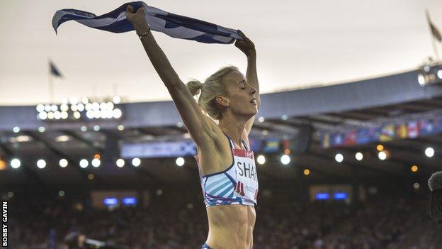 Lynsey Sharp beat Marina Arzamasova in the IAAF World Challenge