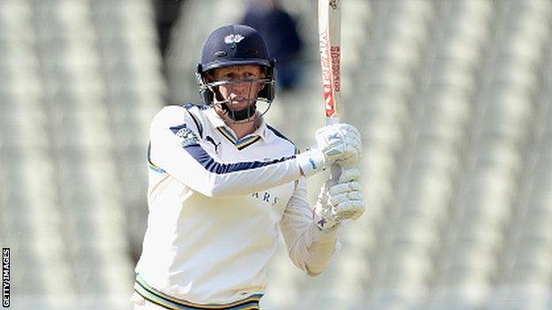 Yorkshire fast bowler Steve Patterson