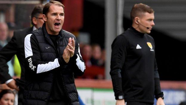 Partick Thistle manager Alan Archibald