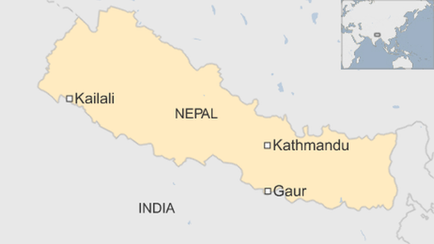 Map of Nepal