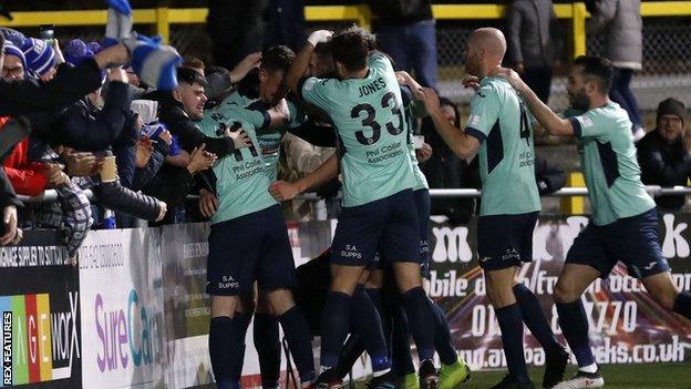 Barrow celebrate