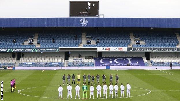 The teams observed a two-minute silence in memory of His Royal Highness Prince Philip, the Duke of Edinburgh