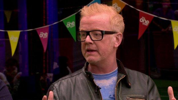 Chris Evans on the One Show