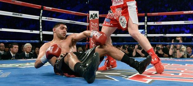 Earlier this year, Amir Khan's attempt to step up two weight divisions saw him knocked out by Saul Alvarez