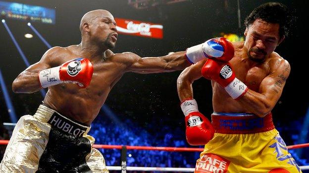 Floyd Mayweather and Manny Pacquiao