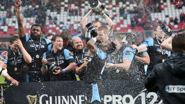 Glasgow Warriors are the defending Pro12 champions