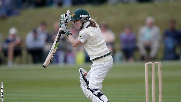 Rachael Haynes in action for Australia