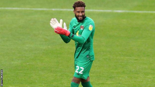 Orient keeper Lawrence Vigouroux shared screenshots of abusive messages he received after his side's 3-2 defeat at Vale Park on his Twitter account