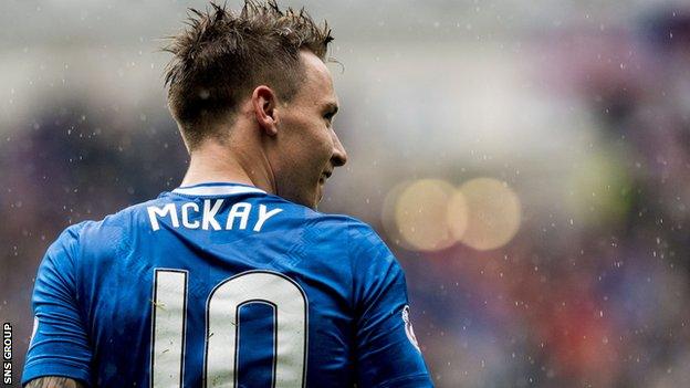 Rangers winger Barrie McKay