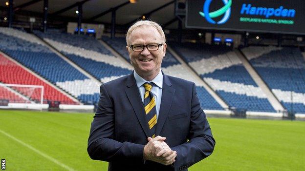 Scotland manager Alex McLeish