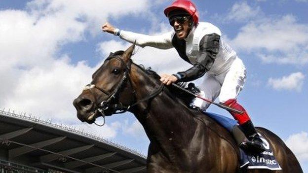 Golden Horn wins the 2015 Derby at Epsom