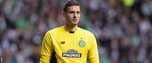 Celtic goalkeeper Craig Gordon