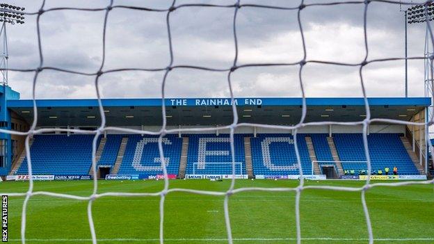 Gillingham's Priestfield Stadium