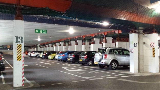 Castlepoint car park in Bournemouth