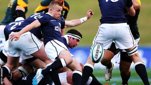 Gloucester's Ben Vellacott made 17 appearances for Scotland's Under-20 side