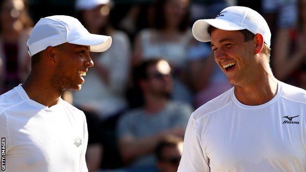 Jay Clarke (left) and Marcus Willis