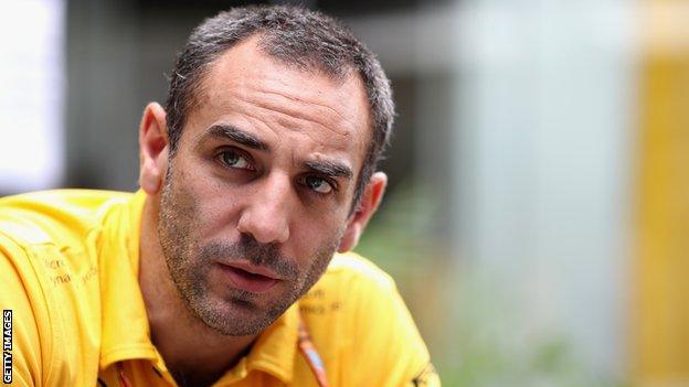 Cyril Abiteboul of Renault