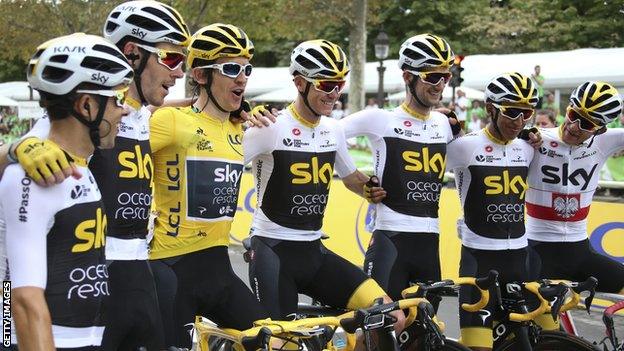 Geraint Thomas with Team Sky