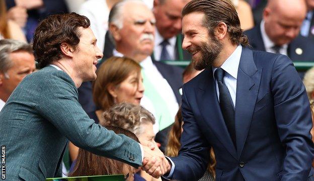 Benedict Cumberbatch and Bradley Cooper (right)