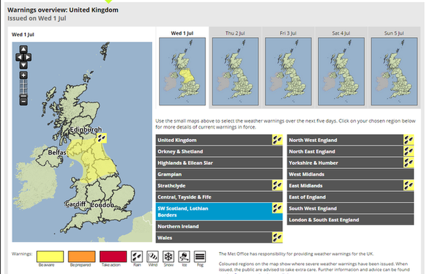 weather map