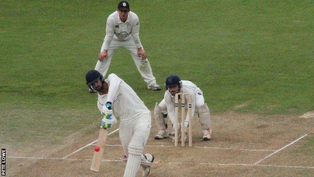 Matt Lamb was Warwickshire's second centurion of the match in the three-day Second XI Championship draw against Worcestershire