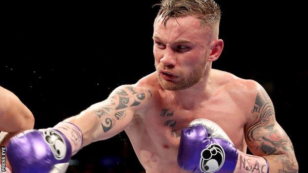 Carl Frampton's only professional defeat came against Leo Santa Cruz in January