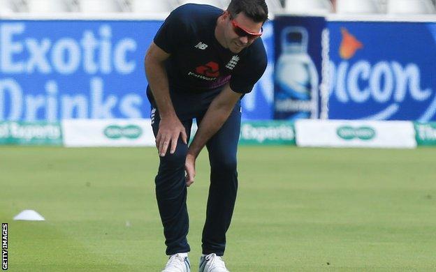 England bowler James Anderson