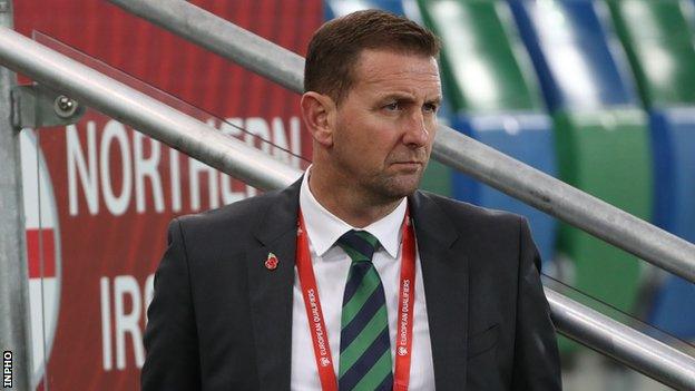 Northern Ireland manager Ian Baraclough