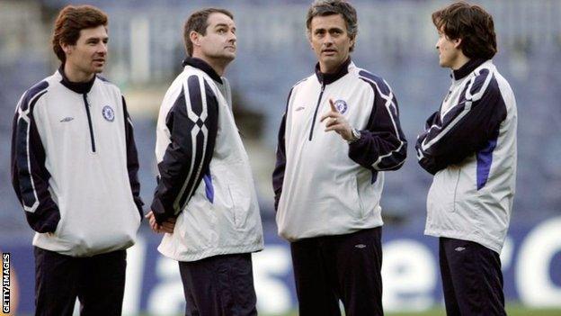 Andre Villas-Boas and Jose Mourinho