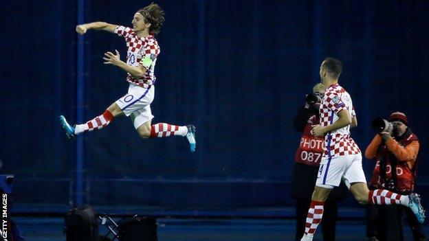 Modric's penalty got Croatia off to the perfect start in front of their fans at Zagreb's Stadion Maksimir