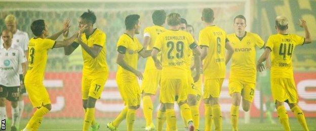 Borussia Dortmund celebrate