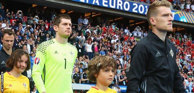 Steven Davis was Northern Ireland skipper at the Euro 2016 tournament in France