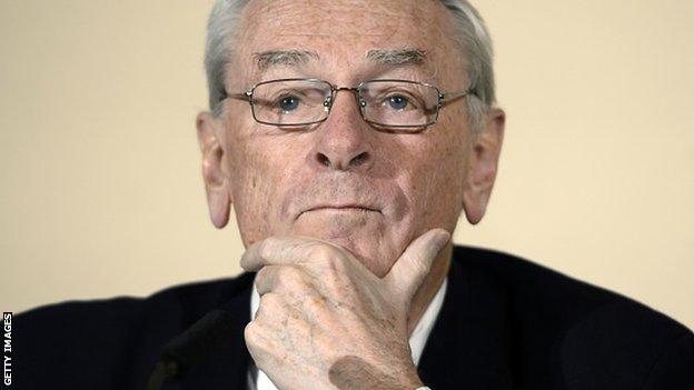 Former president of the World Anti-Doping Agency Dick Pound