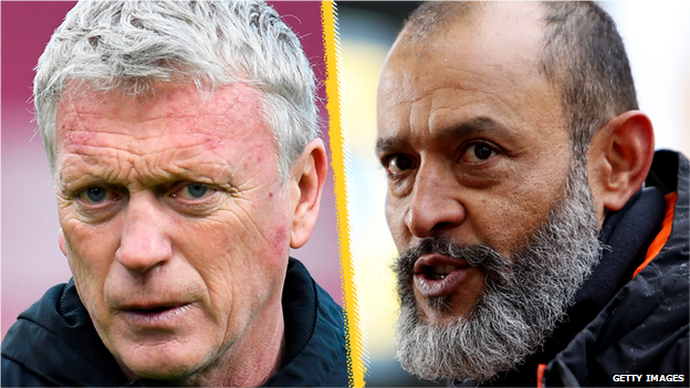 David Moyes and Nuno Espirito Santo