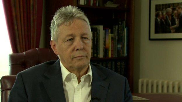 First Minister Peter Robinson