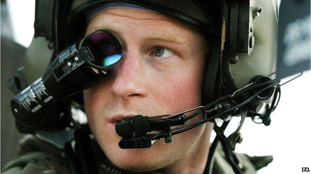 Prince Harry serving as an Apache Helicopter Pilot in Afghanistan