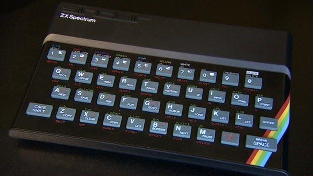 Spectrum keyboard