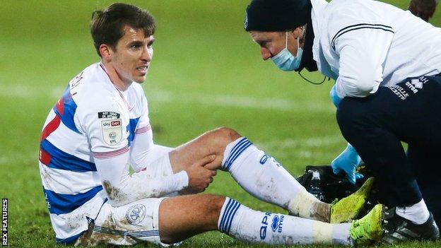QPR midfielder Tom Carroll